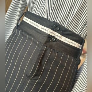 Vintage Dolce & Gabbana Pinstripe Skirt